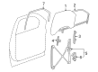 2012 Cadillac Escalade EXT Door Moldings Diagram - 25784518