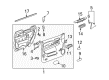 GMC Door Handle Diagram - 22855617
