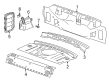 2017 Cadillac ATS Floor Pan Diagram - 23455208