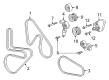 Chevy Drive Belt Diagram - 12664598