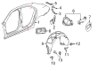 Chevy Malibu Fuel Filler Housing Diagram - 22943832