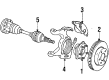 1985 Buick Riviera Spare Wheel Diagram - 9590967