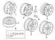 2015 Chevy Captiva Sport Wheel Cover Diagram - 9598230