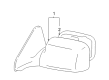 Pontiac Vibe Side View Mirrors Diagram - 88969941
