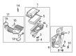 Saturn Air Intake Coupling Diagram - 15880728