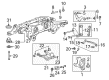 2014 Buick Enclave Axle Support Bushings Diagram - 15119449