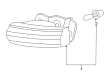 2004 Chevy Malibu Fog Light Diagram - 22626167