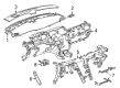 2013 Cadillac XTS Dash Panel Vent Portion Covers Diagram - 23334746