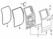 2022 Chevy Silverado 1500 Door Seal Diagram - 84244793