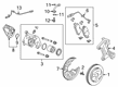 Chevy Silverado 1500 Brake Calipers Diagram - 84191288