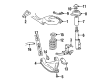 Pontiac Firebird Coil Spring Insulator Diagram - 14047915