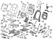 2022 Cadillac XT4 Seat Cushion Pad Diagram - 84551396