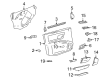 Cadillac SRX Door Handle Diagram - 88983942