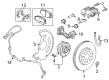 Chevy Volt Brake Caliper Bracket Diagram - 13588983