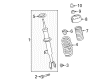 2017 Cadillac CT6 Shock Absorber Diagram - 84130115