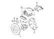Saturn Brake Backing Plate Diagram - 15839048