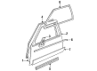 1993 Cadillac DeVille Door Seal Diagram - 25600892
