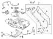 Buick Fuel Tank Strap Diagram - 22935111