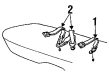 1986 Buick Century Seat Belt Diagram - 12331236