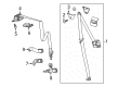 Chevy Silverado 1500 Seat Belt Diagram - 19351677