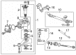 Chevy Silverado 2500 HD Drag Link Diagram - 22913603