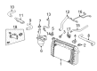 Pontiac Radiator Diagram - 52471357