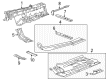 2020 Cadillac CT6 Floor Pan Diagram - 23374929