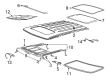2006 Chevy Trailblazer Weather Strip Diagram - 25917746