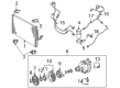 Oldsmobile A/C Hose Diagram - 10282190