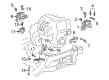 Chevy Equinox Engine Mount Bracket Diagram - 23463094