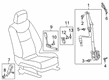 2022 Cadillac XT5 Seat Belt Diagram - 86802073