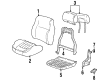 2000 Chevy Lumina Seat Cushion Pad Diagram - 12454133