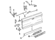 Chevy S10 Tailgate Handle Diagram - 14027160