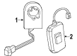 Chevy Parking Assist Distance Sensor Diagram - 10448904