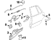 Buick LeSabre Door Handle Diagram - 25540807