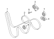 Chevy A/C Idler Pulley Diagram - 12557334