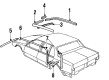 1990 Oldsmobile Custom Cruiser Door Moldings Diagram - 20211692