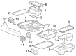 Chevy Silverado 1500 Center Console Latch Diagram - 84551975