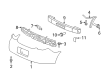 Saturn Bumper Diagram - 25782078