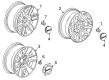 Chevy Silverado 1500 Spare Wheel Diagram - 84227872