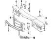 Cadillac Cimarron Emblem Diagram - 1624421