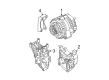 Chevy Express 2500 Alternator Bracket Diagram - 12638375