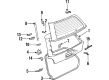 Saturn Trunk Latch Diagram - 21096984