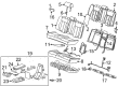 2007 Cadillac DTS Seat Heater Pad Diagram - 15216397