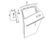 2020 Buick Regal Sportback Door Moldings Diagram - 39108821