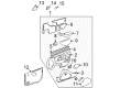 Pontiac Door Armrest Diagram - 22591011