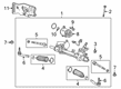 Chevy Rack and Pinion Boot Diagram - 84924894