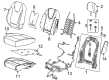 2022 Buick Encore GX Seat Cushion Pad Diagram - 42743430