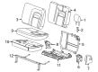 GMC Seat Cushion Pad Diagram - 84664222