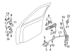 Chevy Tracker Door Lock Diagram - 30022356